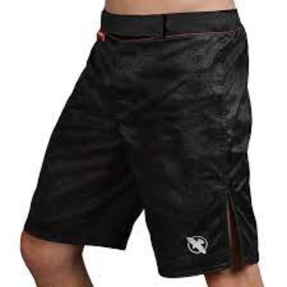 Hayabusa Black Hexagon Fight Shorts Sz XL - Picture 1 of 8